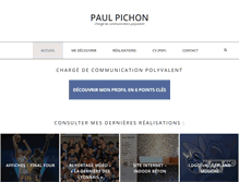 Tablet Screenshot of paulpichon.com
